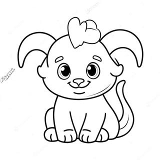 Cute Webkinz Characters Coloring Page 54324-43355