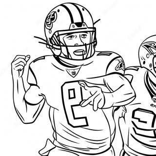 Intense Jalen Ramsey In Action Coloring Page 54344-43369