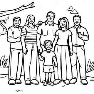 Family Reunion Fun Coloring Page 54383-43405