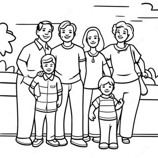 Family Reunion Fun Coloring Page 54383-43406