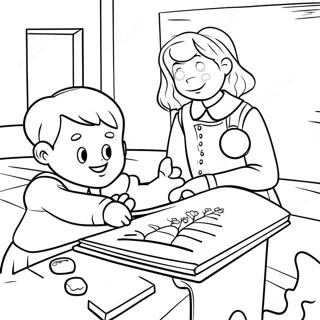 Sunday School Coloring Page 54393-43416