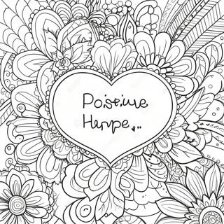 Positive Quotes Coloring Page 54413-43425