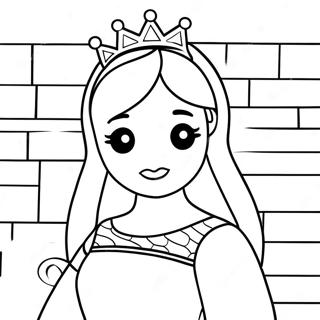 Roblox Princess Coloring Pages