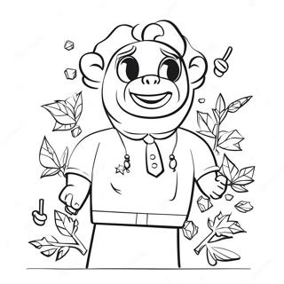 Movie Coloring Page 5446-4455