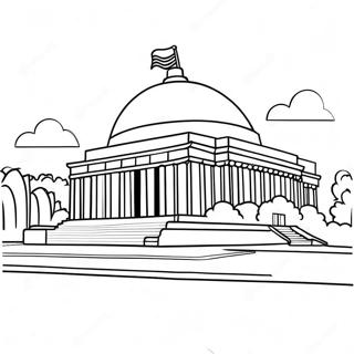 Washington Dc Landmark Coloring Page 54473-43474