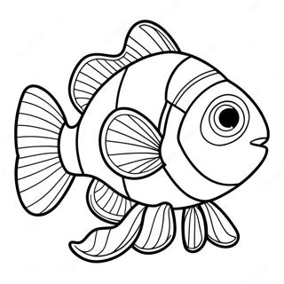 Clownfish Coloring Page 54483-43483