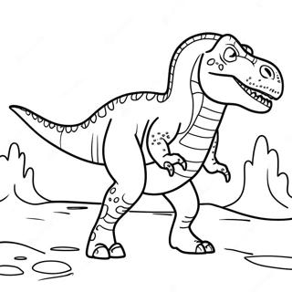 Allosaurus Coloring Page 54503-43500