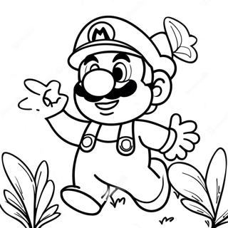 Mario Flower Coloring Page 54513-43502