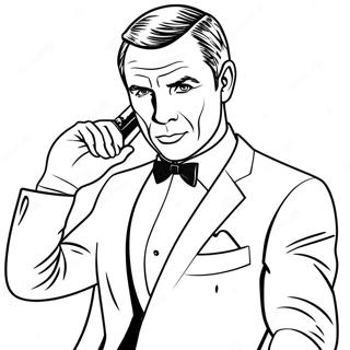 James Bond Coloring Page 54523-43514