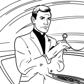 James Bond Coloring Page 54523-43516