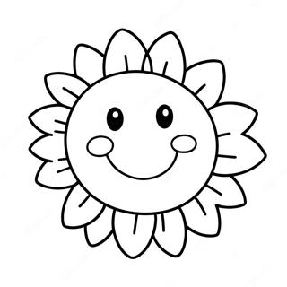 Bright And Cheerful Sunshine Coloring Page 54534-43525