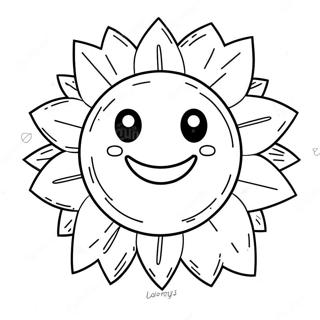 Bright And Cheerful Sunshine Coloring Page 54534-43527