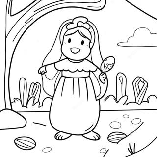 Easter Story Coloring Page 54553-43543