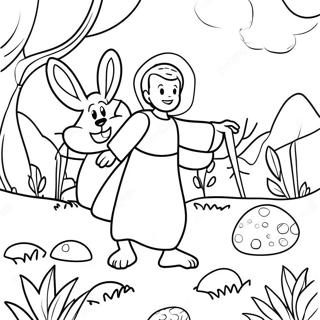 Easter Story Coloring Page 54553-43544