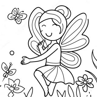 Butterfly Fairy Coloring Pages