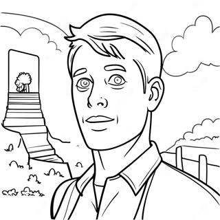 Ryan Coloring Page 5456-4462