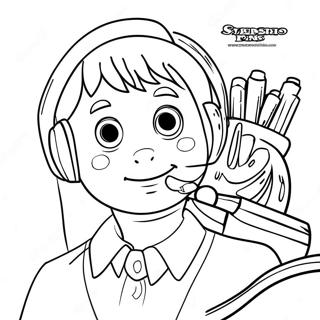 Ryan Coloring Page 5456-4464