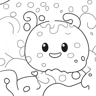 Colorful Gumdrop Candy Coloring Page 54574-43558