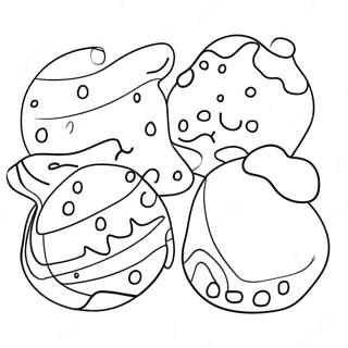 Colorful Gumdrop Candy Coloring Page 54574-43559