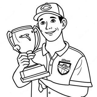 Eli Tomac With Trophy Coloring Page 54584-43566