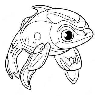 Kyogre Coloring Pages