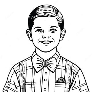 Young Sheldon Coloring Pages