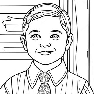 Young Sheldon Coloring Page 54613-43583