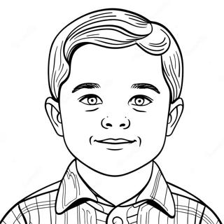 Young Sheldon Coloring Page 54613-43584