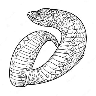 Eel Coloring Pages