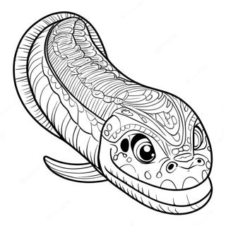 Eel Coloring Page 54643-43612