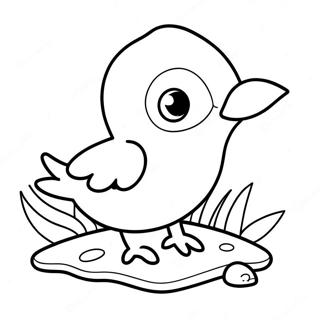 Adorable Baby Bird Coloring Page 54664-43630