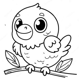 Adorable Baby Bird Coloring Page 54664-43632