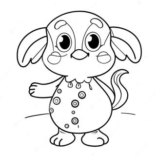 Colorful Pomni Character Coloring Page 5467-4475