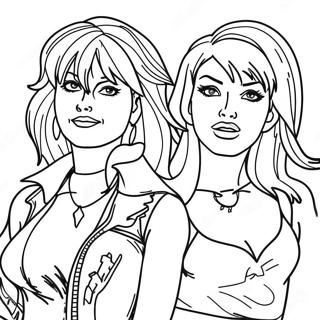 Jem And The Holograms Coloring Page 54683-43637