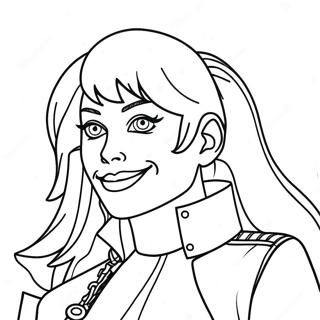 Jem And The Holograms Coloring Page 54683-43639