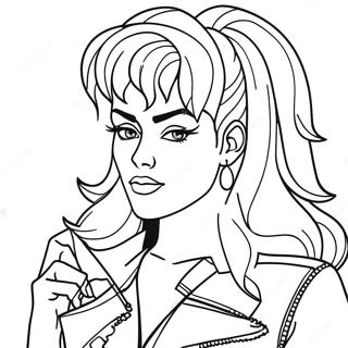 Jem And The Holograms Coloring Page 54683-43640