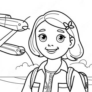 Adventurous Amelia Coloring Page 54704-43661