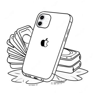 Iphone 12 Coloring Pages