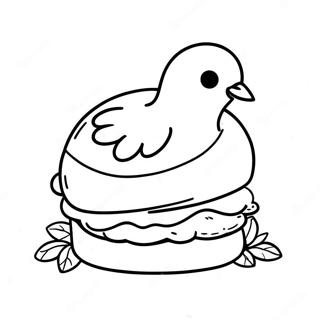 Chick Fil A Logo Coloring Page 54723-43675