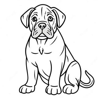 Cane Corso Puppy Coloring Page 54753-43698