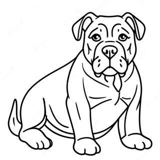 Majestic Cane Corso Coloring Page 54754-43702