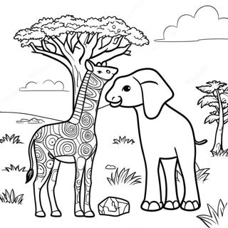 Africa Coloring Pages