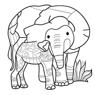 Africa Coloring Page 5476-4478