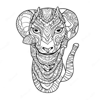 Africa Coloring Page 5476-4480