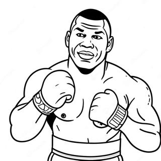 Mike Tyson Coloring Pages