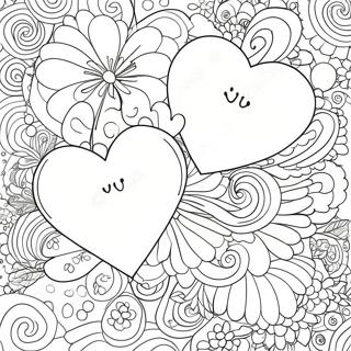 Sweet Hearts Bold Coloring Page 54783-43721