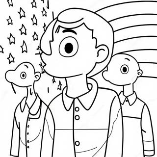 Pledge Of Allegiance Coloring Pages