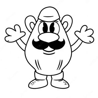 Mr Potato Head Coloring Pages