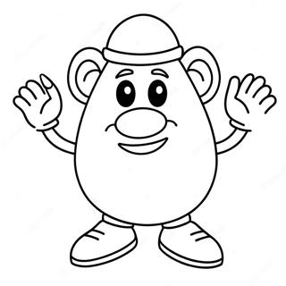 Mr Potato Head Classic Coloring Page 54843-43776