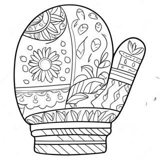 Mitten Coloring Page 54863-43786